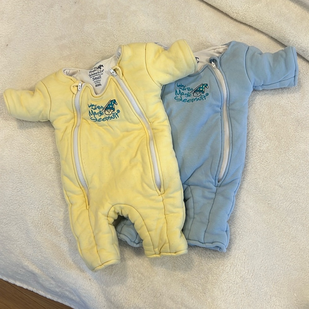 Baby Merlin's Magic Merlin Sleepsuits Set of Two | 3-6 Months